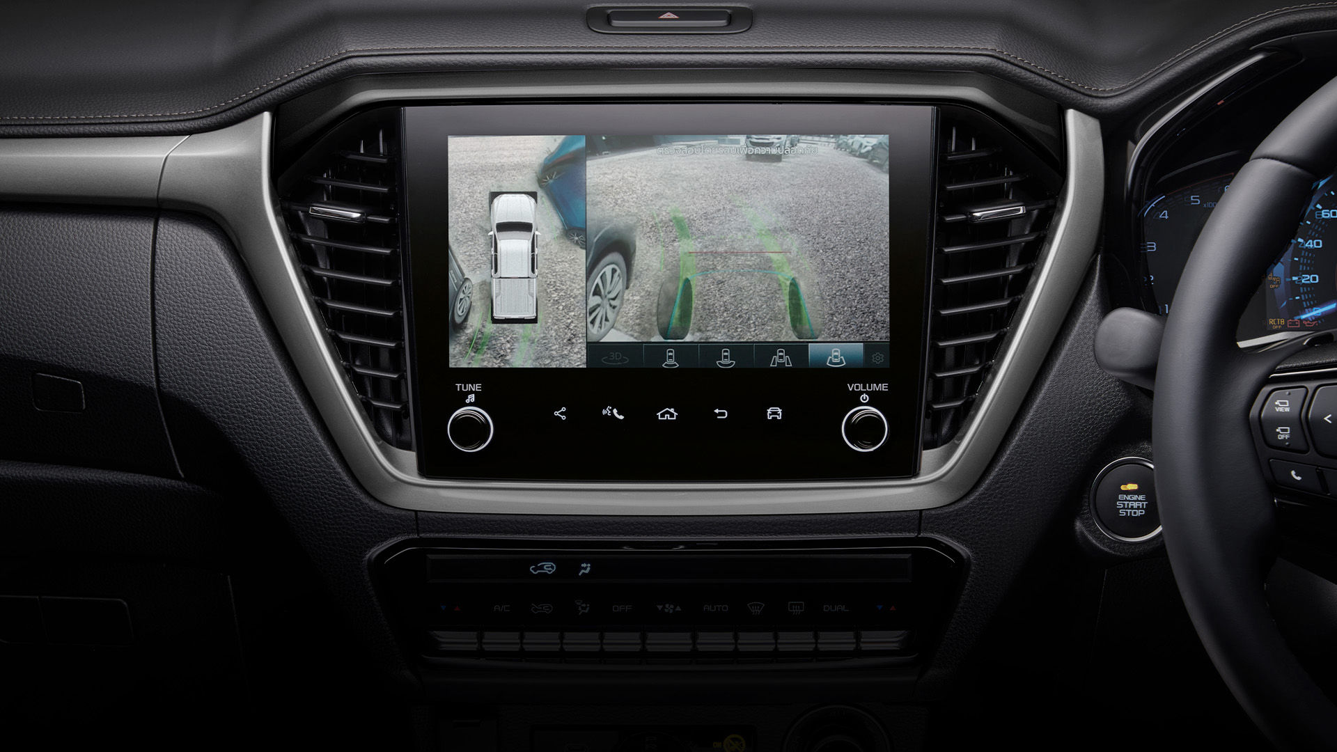 กล้องรอบคัน 360° กล้องรอบคัน 360° - ISUZU D-MAX 4-Door (อีซูซุ ดีแมคซ์ 4 ประตู)