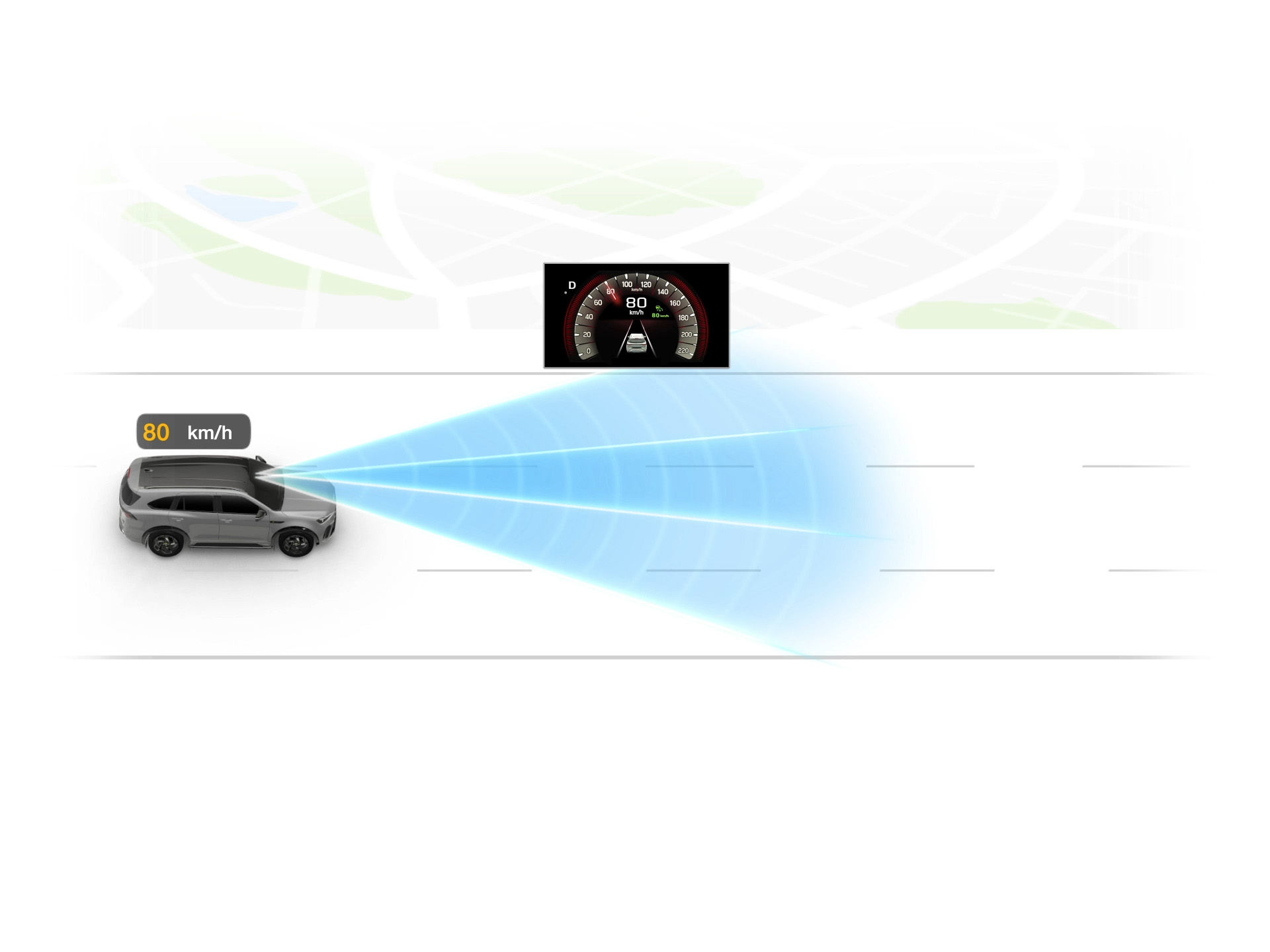 Full Speed Range Adaptive Cruise Control - ISUZU MU-X (อีซูซุ มิว-เอ็กซ์)