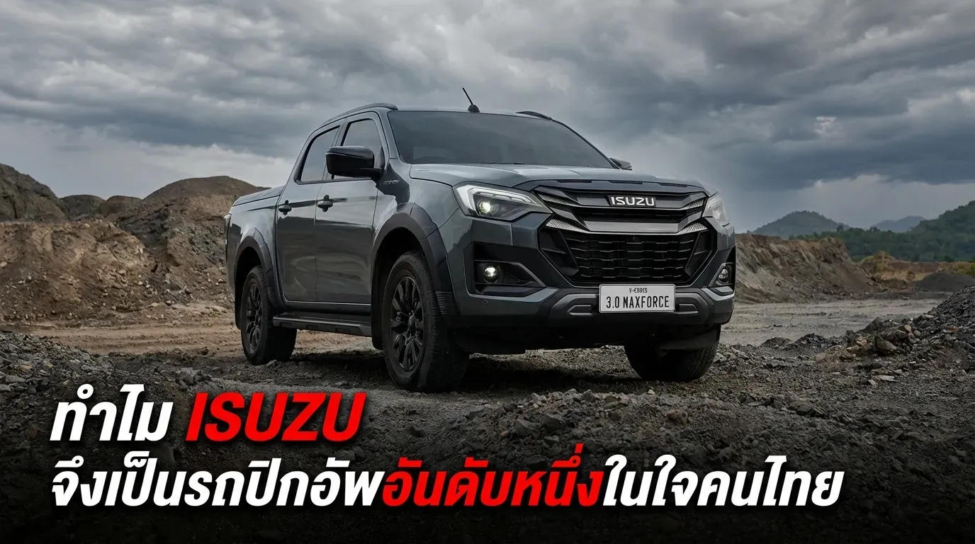 ทำไม ISUZU จึงเป็นรถปิกอัพอันดับหนึ่งในใจคนไทย