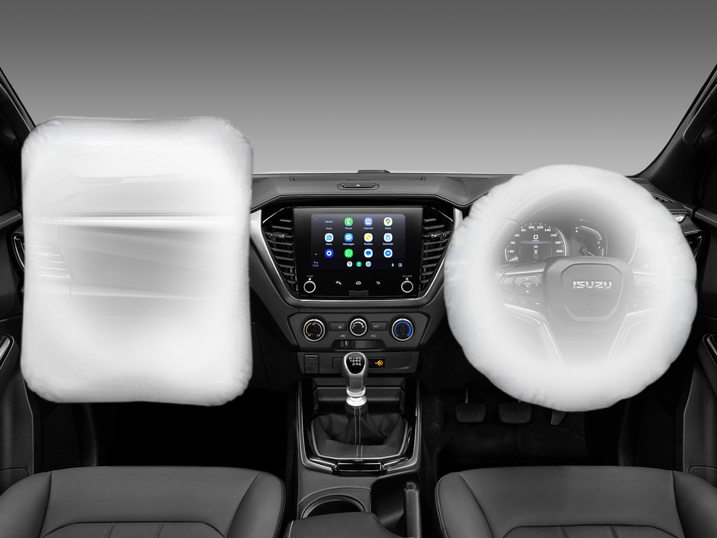Dual SRS Airbags - ISUZU D-MAX 2-Door (อีซูซุ ดีแมคซ์ 2 ประตู)