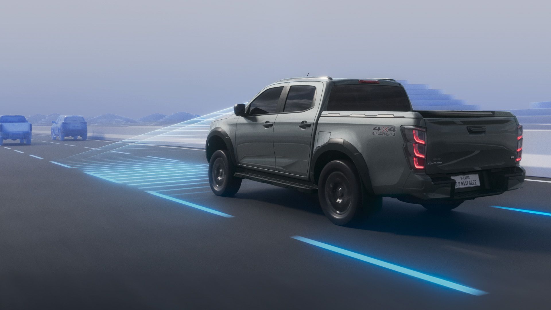 LKAS ระบบช่วยควบคุมรถให้อยู่ในเลน - ISUZU D-MAX EV (อีซูซุ ดีแมคซ์ อีวี)