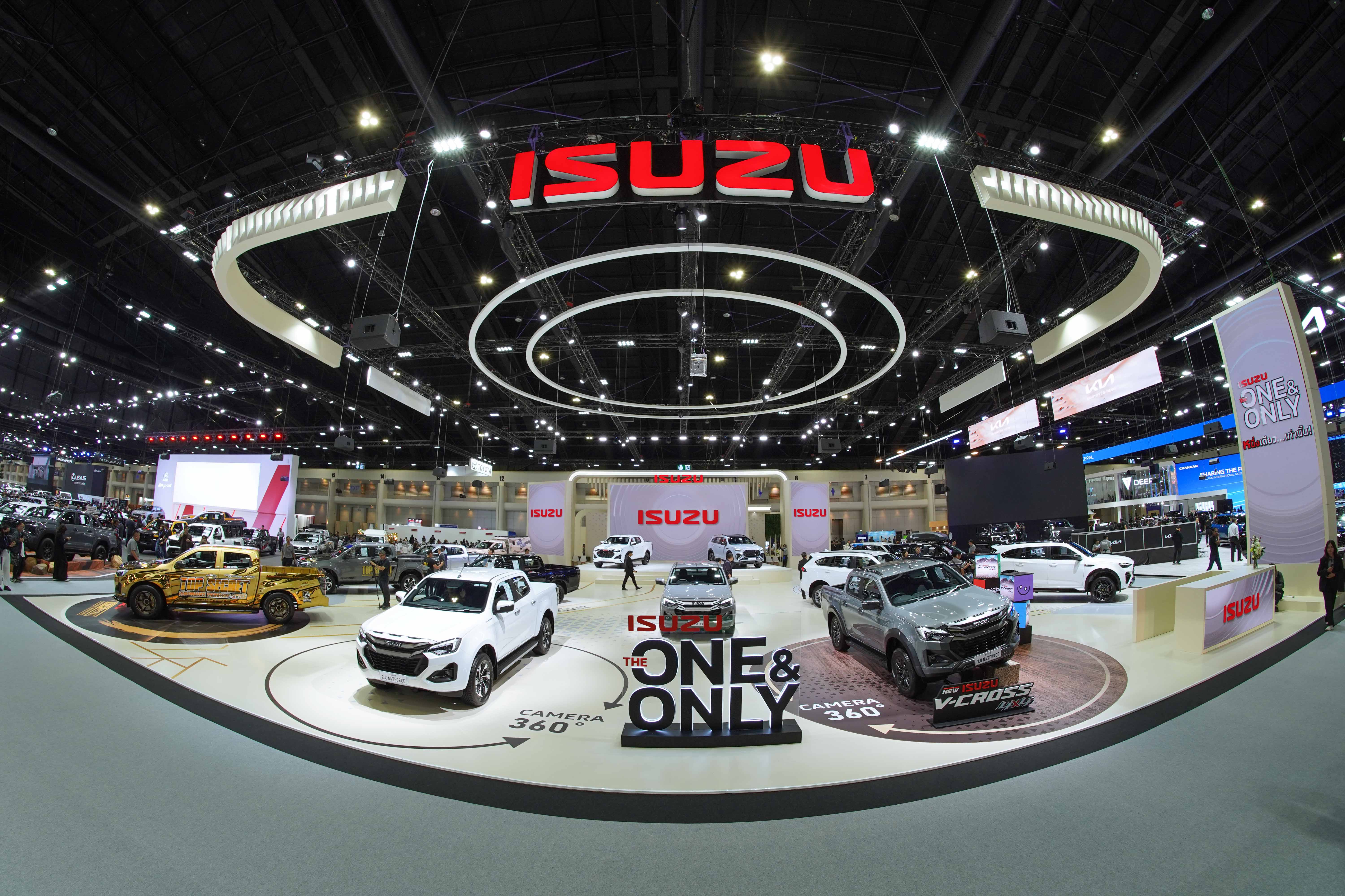 อีซูซุอวดโฉมทัพยนตรกรรมใหม่ล่าสุด! ISUZU D-MAX “THE ONE & ONLY” หนึ่งเดียว…เท่านั้น! และรถยนต์นั่งอเนกประสงค์ MU-X “THE NEXT PEAK” สู่จุดพีคใหม่… ของชีวิต ในงาน “มหกรรมยานยนต์ ครั้งที่ 42”