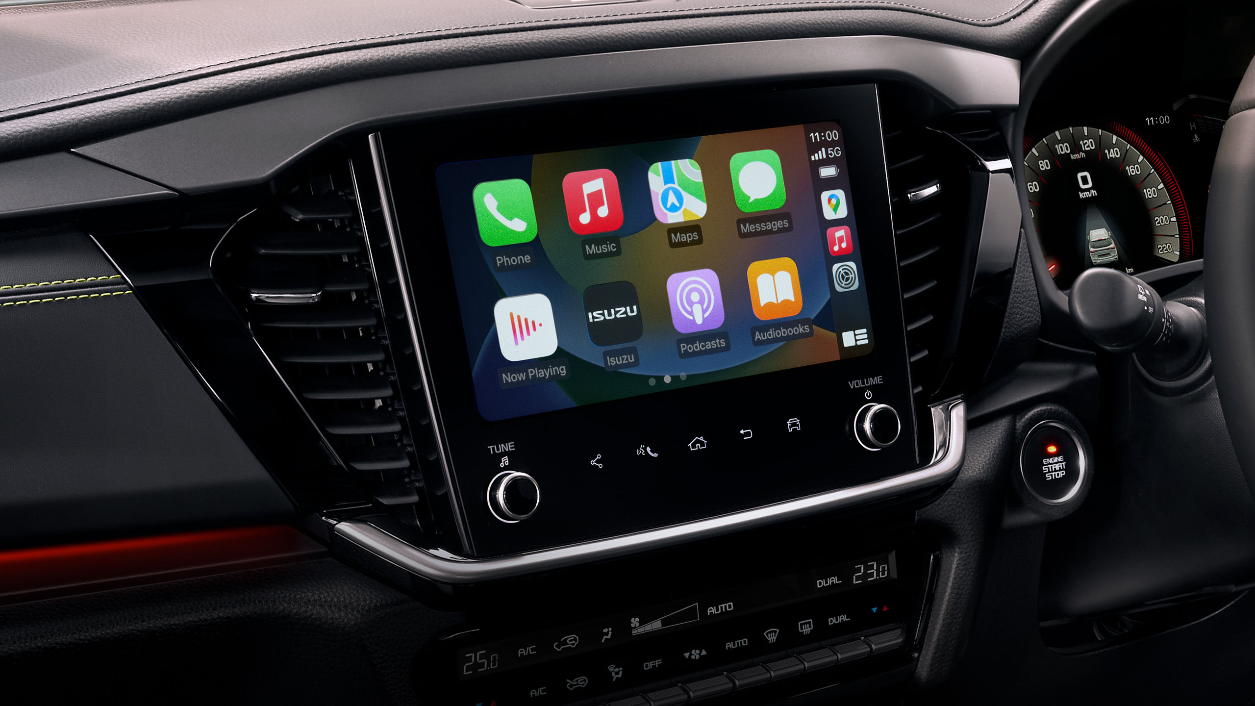 Infotainment Display ขนาด 9 นิ้ว - ISUZU MU-X RS (อีซูซุ มิว-เอ็กซ์ อาร์เอส)